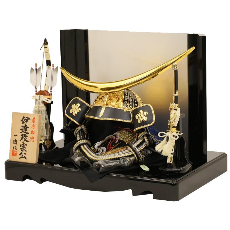 五月人形 兜 着用兜 伊達政宗 甲冑 人形工房天祥 オリジナル 25号着用