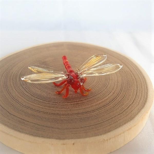 ガラス細工【赤トンボ】 : ガラス工房ぎやまん2 - 通販 - Yahoo