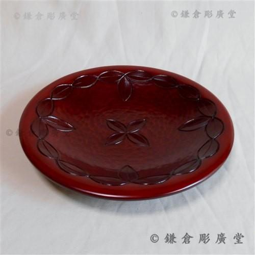 鎌倉彫 桃皿 六寸 木の葉繋ぎ : 鎌倉彫廣堂 - 通販 - Yahoo!ショッピング