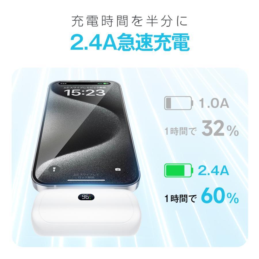 MFi認証 モバイルバッテリー 大容量 6800mAh PSE認証済 A88 超小型 2