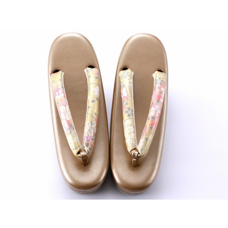 振袖用 ぞうり 三段 かかと高 草履 M・L・LL 全3色 zh-185 : 和の