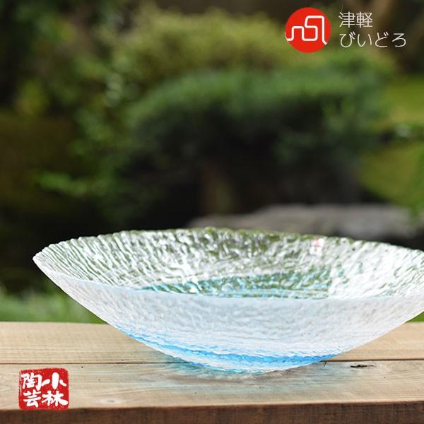 津軽びいどろ 水盤 花器 渦シモ : 小林陶芸 - 通販 - Yahoo!ショッピング