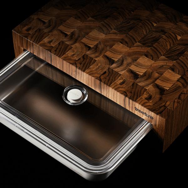 TREETURE トレジャー まな板 ＋ アンダートレイ セット VAKUEN トレイ