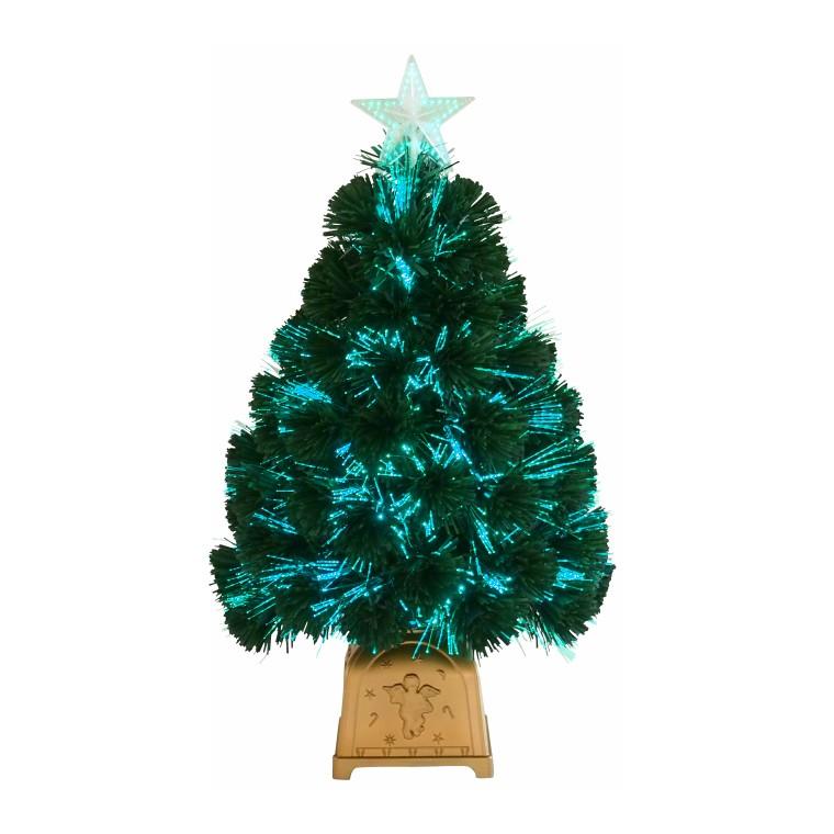 クリスマスファイバーツリー60cm グリーン クリスマスツリー