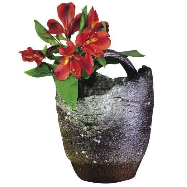 花器 花入 手桶石ハゼ G5-4103 花瓶 花 : こだわり雑貨本舗 - 通販