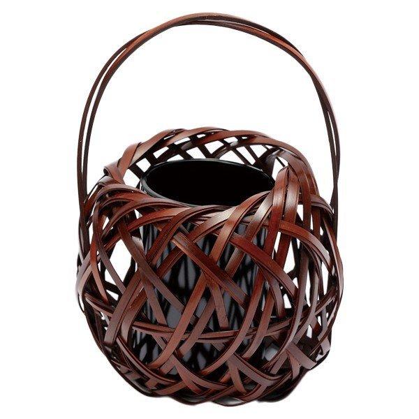 花器 生け花 おはら篭（ミニ） 60D-3571-HJ竹かご 和風 花 花入れ 器