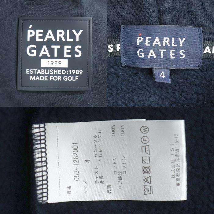 PEARLY GATES（パーリーゲイツ） スウェット パーカー ネイビー 053