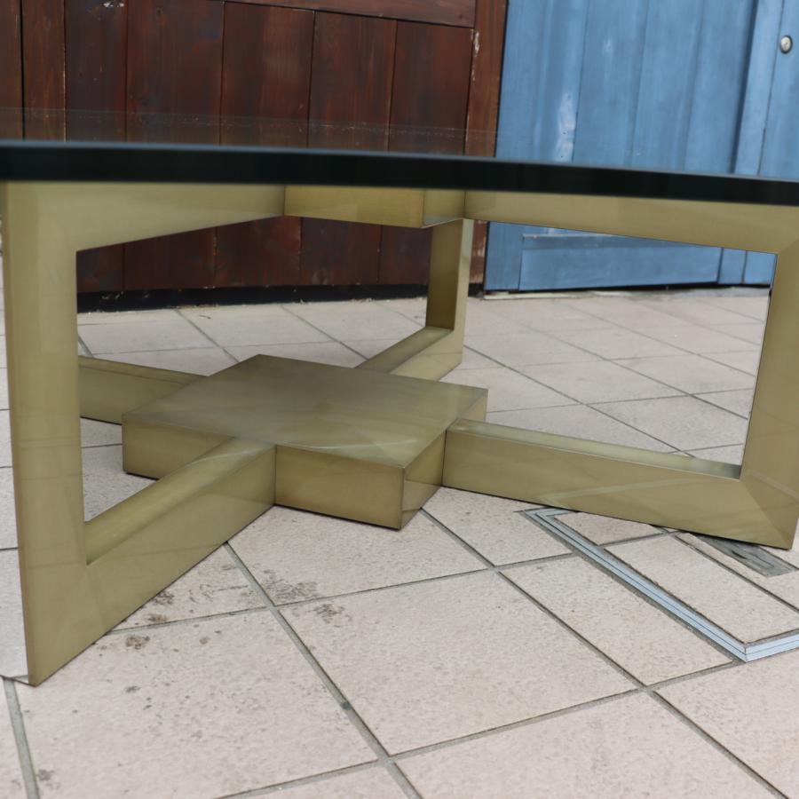 IDC OTSUKA 大塚家具 デコレ ガラス リビングテーブル スクエア