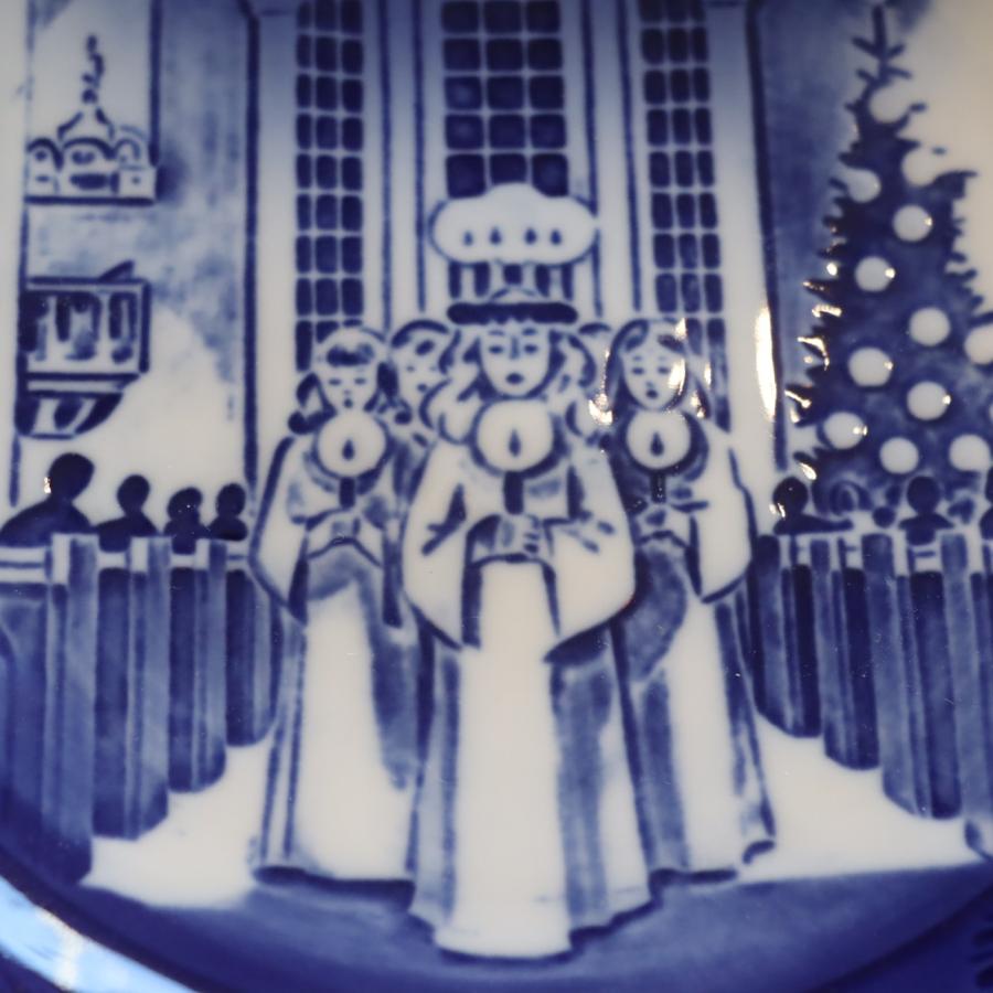 Royal Copenhagen ロイヤルコペンハーゲン クリスマスプレート 1991年