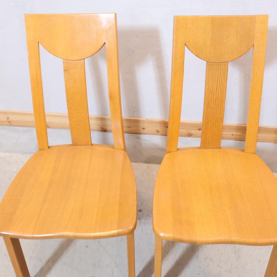 サントリー樽ものがたり オーク無垢 ダイニングチェア 2脚セット 楢材