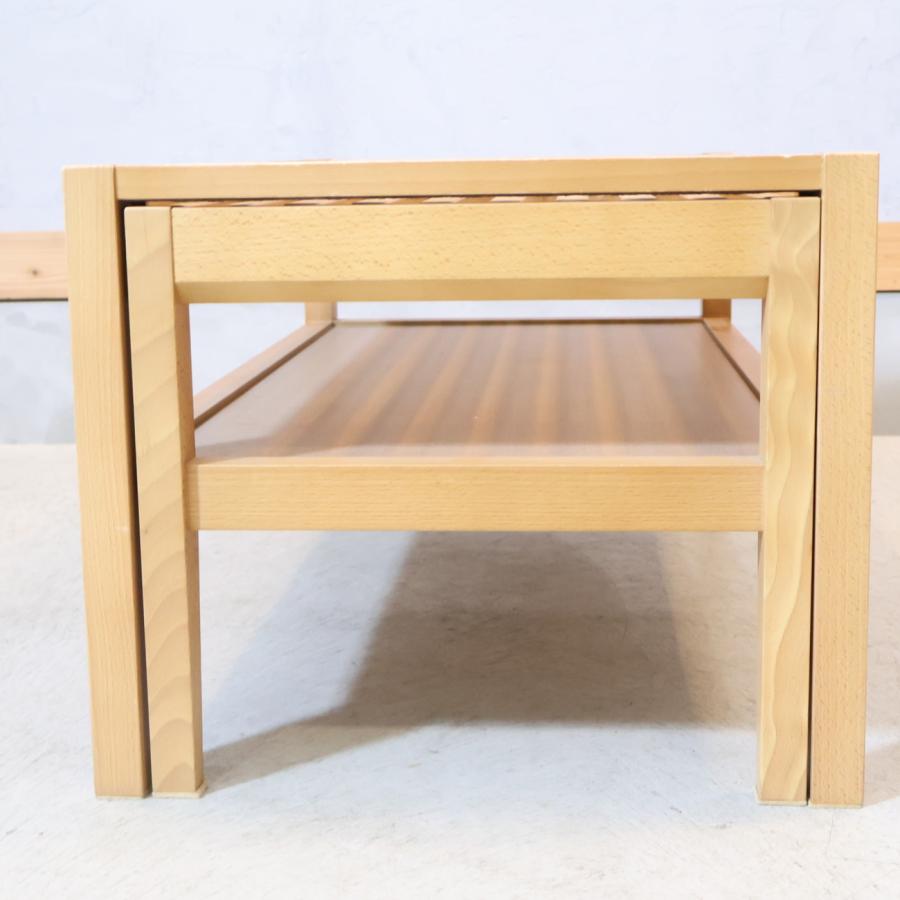 KEYUCA ケユカ モスコ スライドローテーブル ナチュラル 伸長式