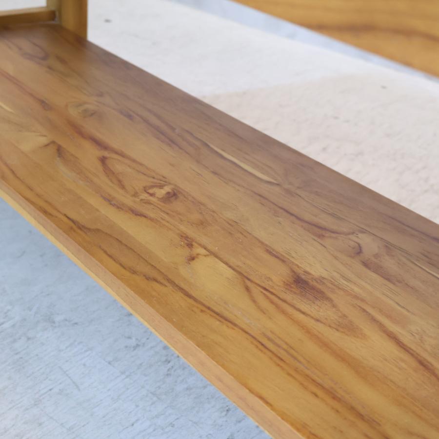 unico ウニコ BREATH ブレス チーク無垢材 2人掛けベンチ スツール