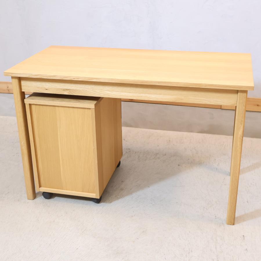 MUJI 無印良品 オーク材 パーソナルデスク&ワゴン シンプル ナチュラル