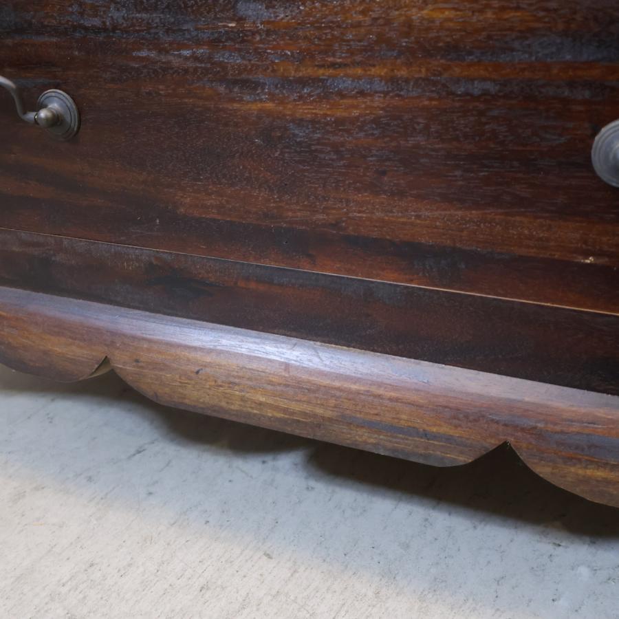 B-COMPANY ビーカンパニー 古木無垢材 4段チェスト マホガニー材