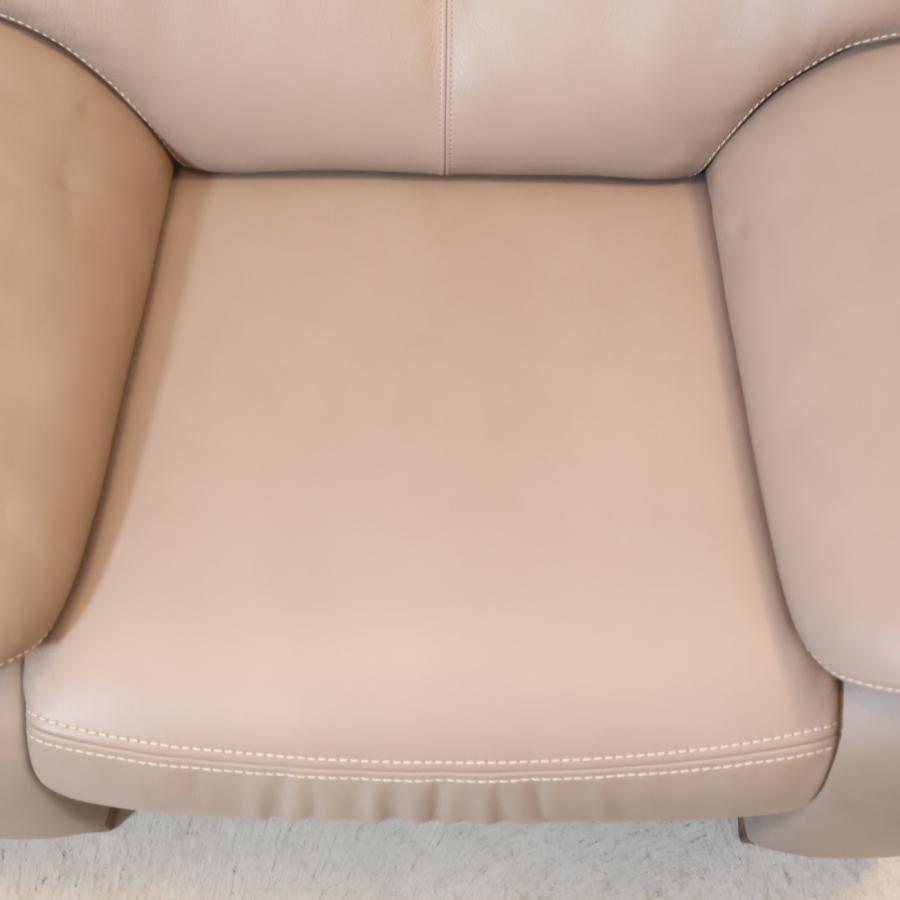 karimoku カリモク家具 ZW73 本革 1人掛けソファ 上品 レザー シングル