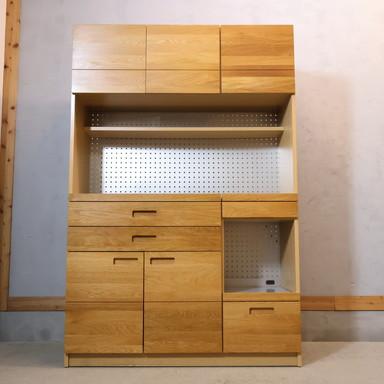 unico ウニコ HUTTE ヒュッテ オーク材 キッチンボード レンジボード