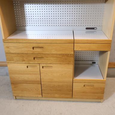 unico ウニコ HUTTE ヒュッテ オーク材 キッチンボード レンジボード