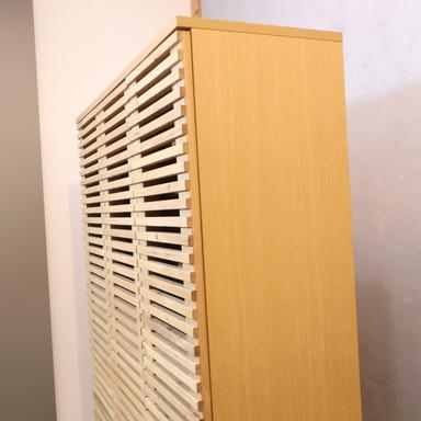 unico ウニコ LIJN レイン ニレ材 トールキャビネット 食器棚 リビング