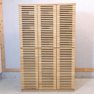 unico ウニコ LIJN レイン ニレ材 トールキャビネット 食器棚 リビング