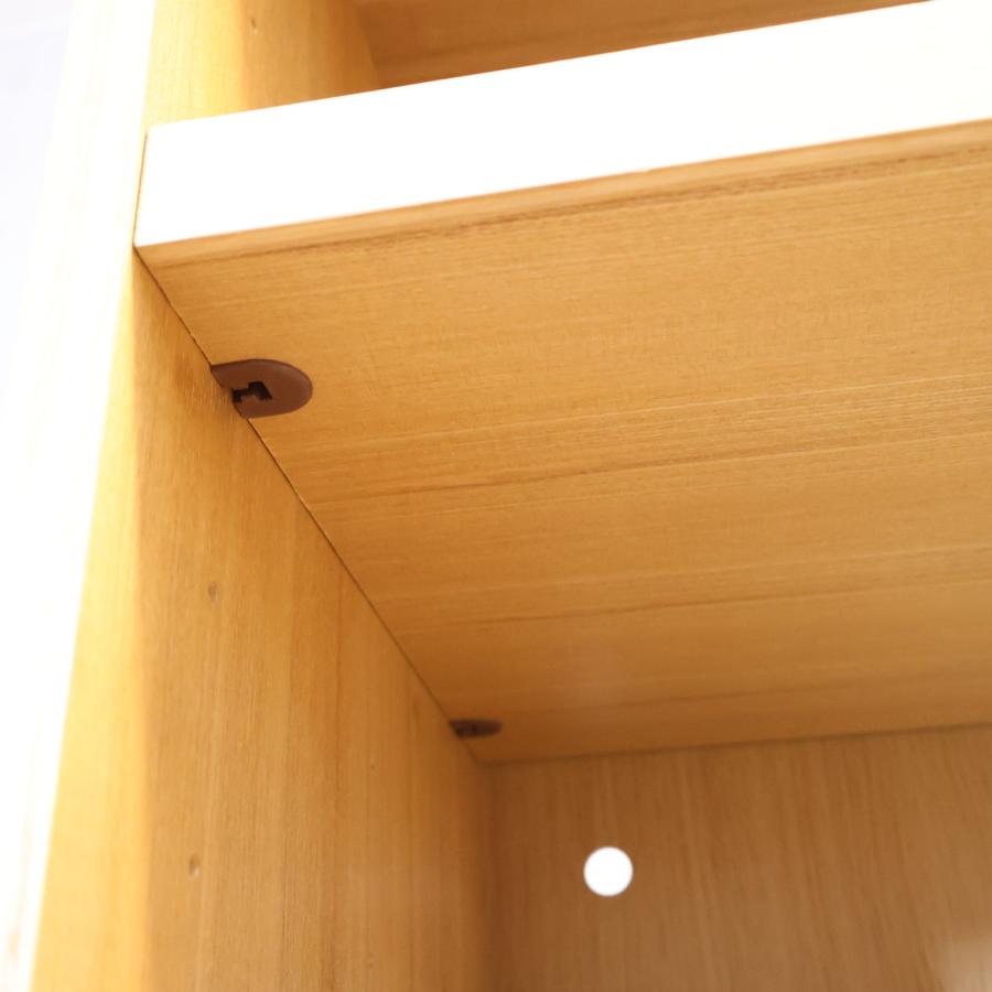 無印良品（MUJI） タモ材 木製収納 本棚 書棚 7段 ブックシェルフ