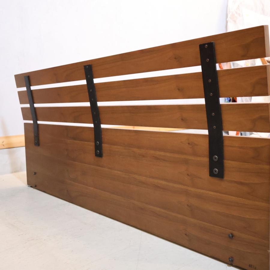 ACTUS（アクタス） FB2 ベッド ラダー ウォールナット材 ダブルベッド