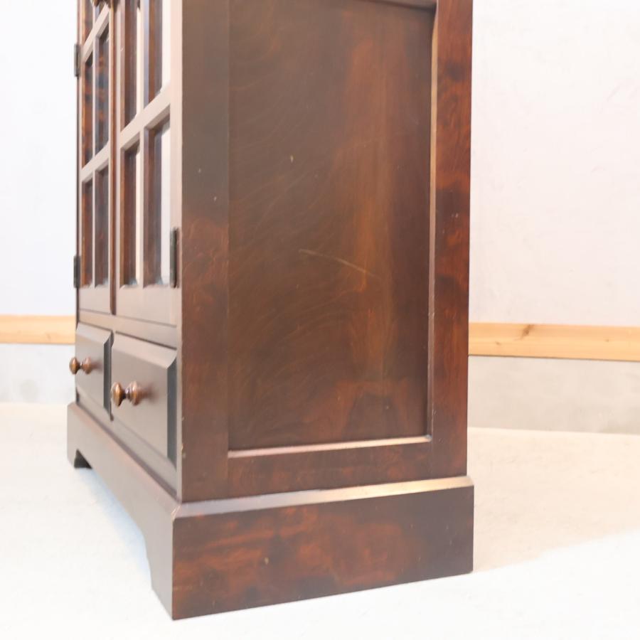 北海道民芸家具 樺材無垢 本棚 ブックキャビネット 天然木 収納家具