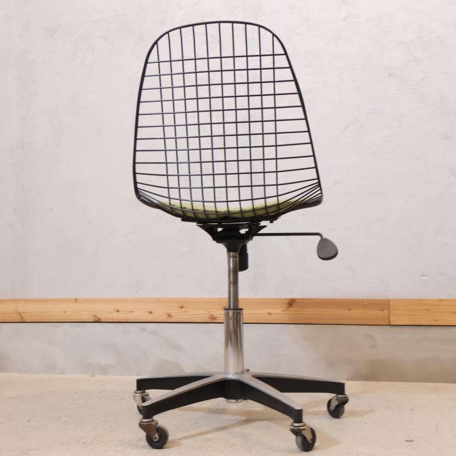 MODERNICA モダニカ Wire ワイヤーチェア ブラック ローリングベース