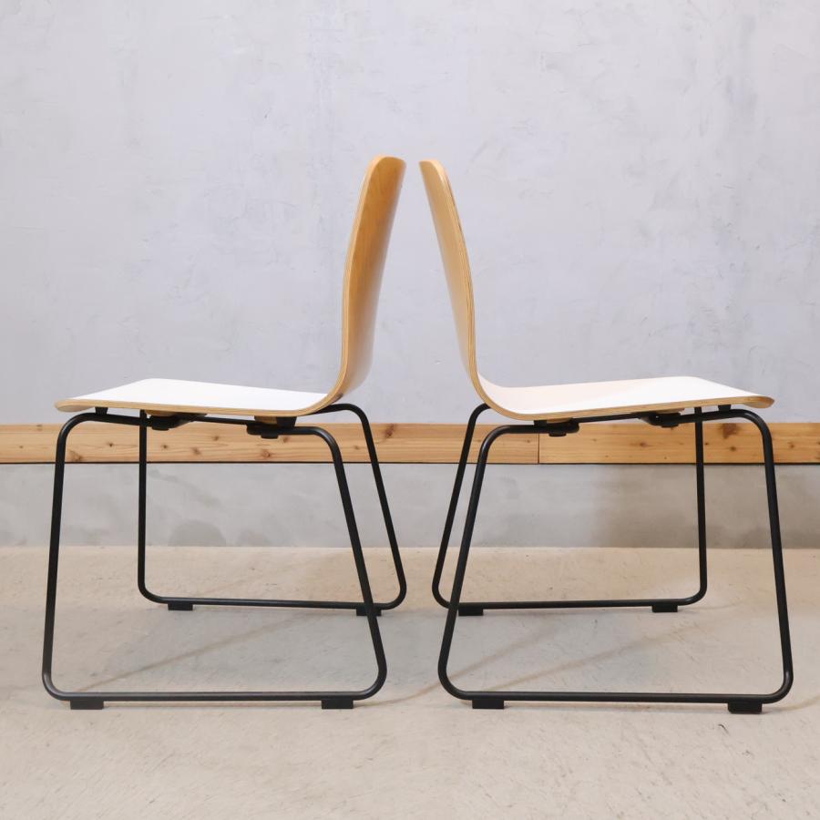IDEE イデー LANGUE ラング スタッキング チェアー 2脚セット