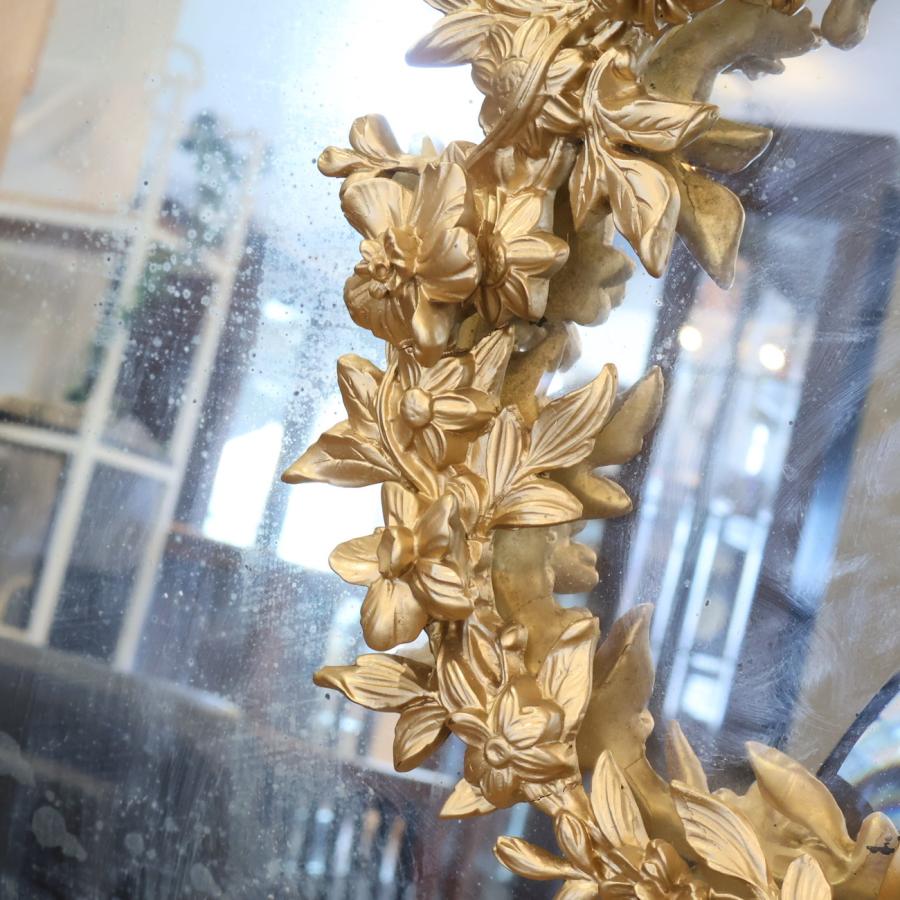 アンティーク調 ウォールミラー 壁掛け鏡 ロココ調 ヨーロピアン