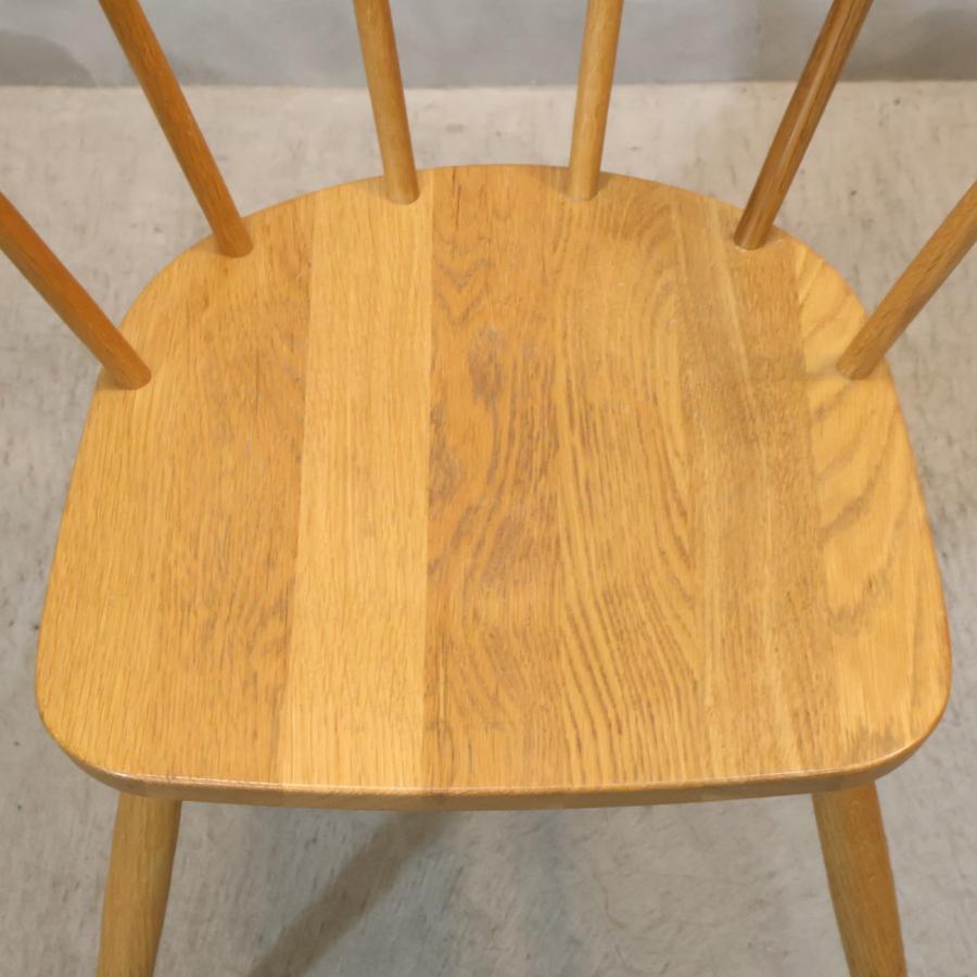 無印良品（MUJI） オーク無垢材 ダイニングチェア 2脚セット 北欧