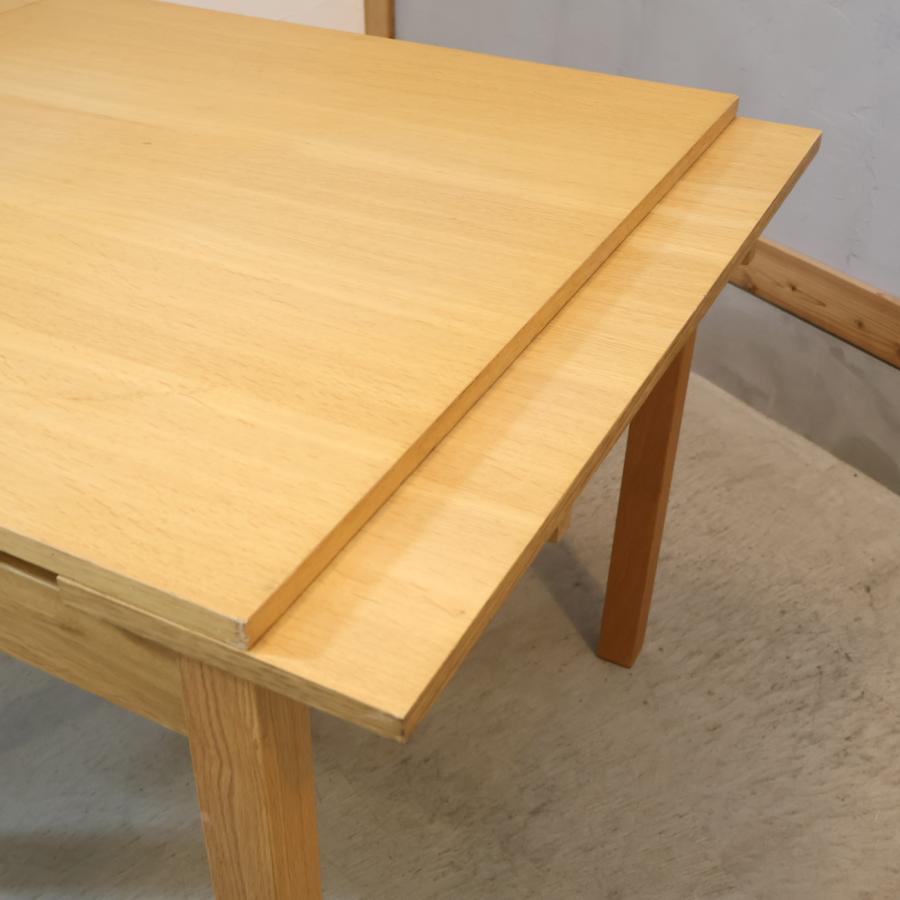 無印良品（MUJI） オーク材 エクステンションテーブル 伸長式