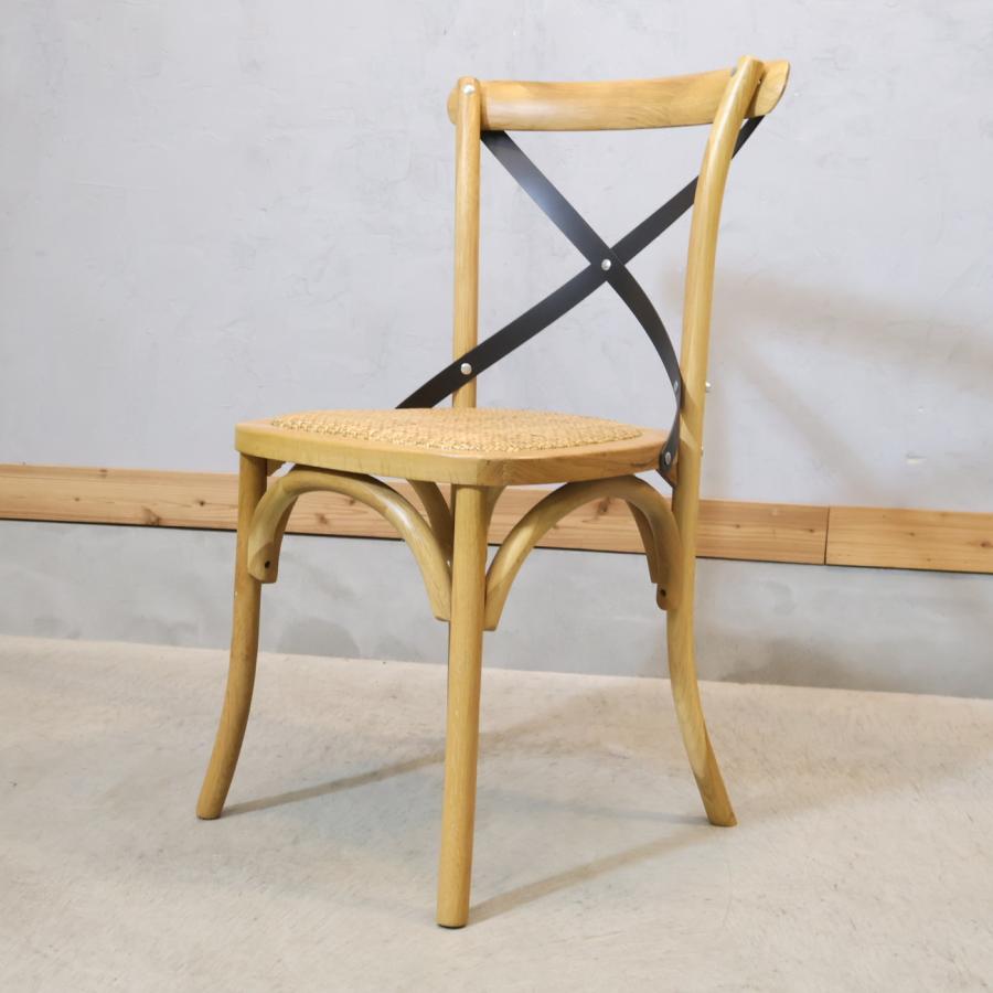 Knot antiques CRASH GATE クラッシュゲート X-BACK CHAIR ナラ材