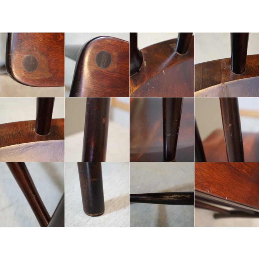 松本民芸家具 #220F型 ミズメザクラ無垢材 ダイニングチェア 2脚セット