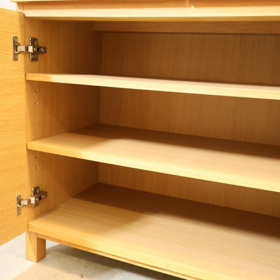 無印良品（MUJI） オーク材 キャビネット・木製扉 サイドボード