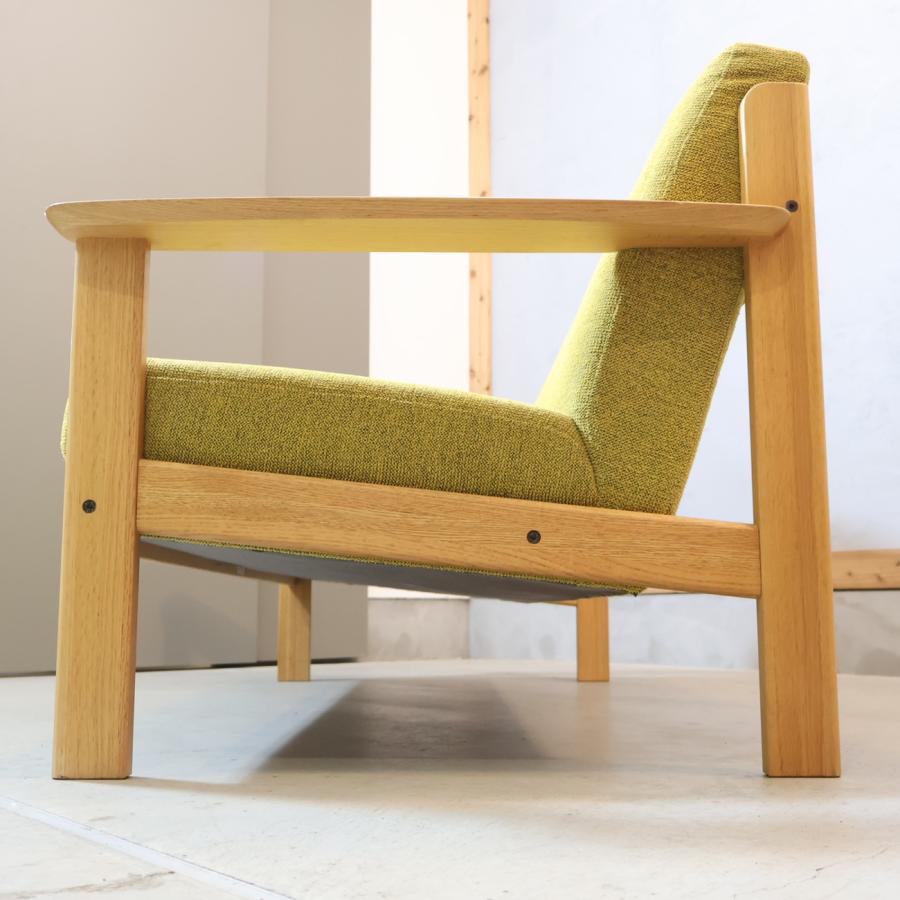 Chitano karimoku カリモク家具 チターノ 3人掛けソファー オーク材