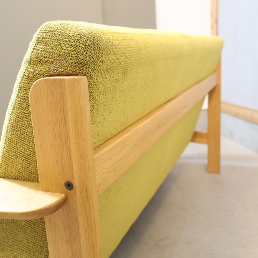 Chitano karimoku カリモク家具 チターノ 3人掛けソファー オーク材