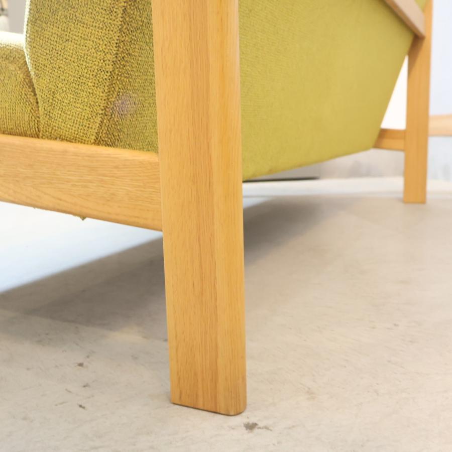 Chitano karimoku カリモク家具 チターノ 3人掛けソファー オーク材