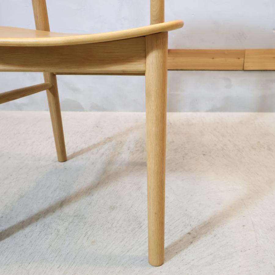 無印良品（MUJI） オーク材 ラウンドチェア ダイニングチェア 北欧