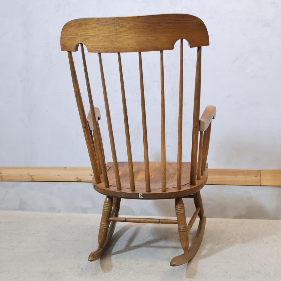 飛騨産業 キツツキマーク 穂高 ホワイトオーク材 ロッキングチェアー