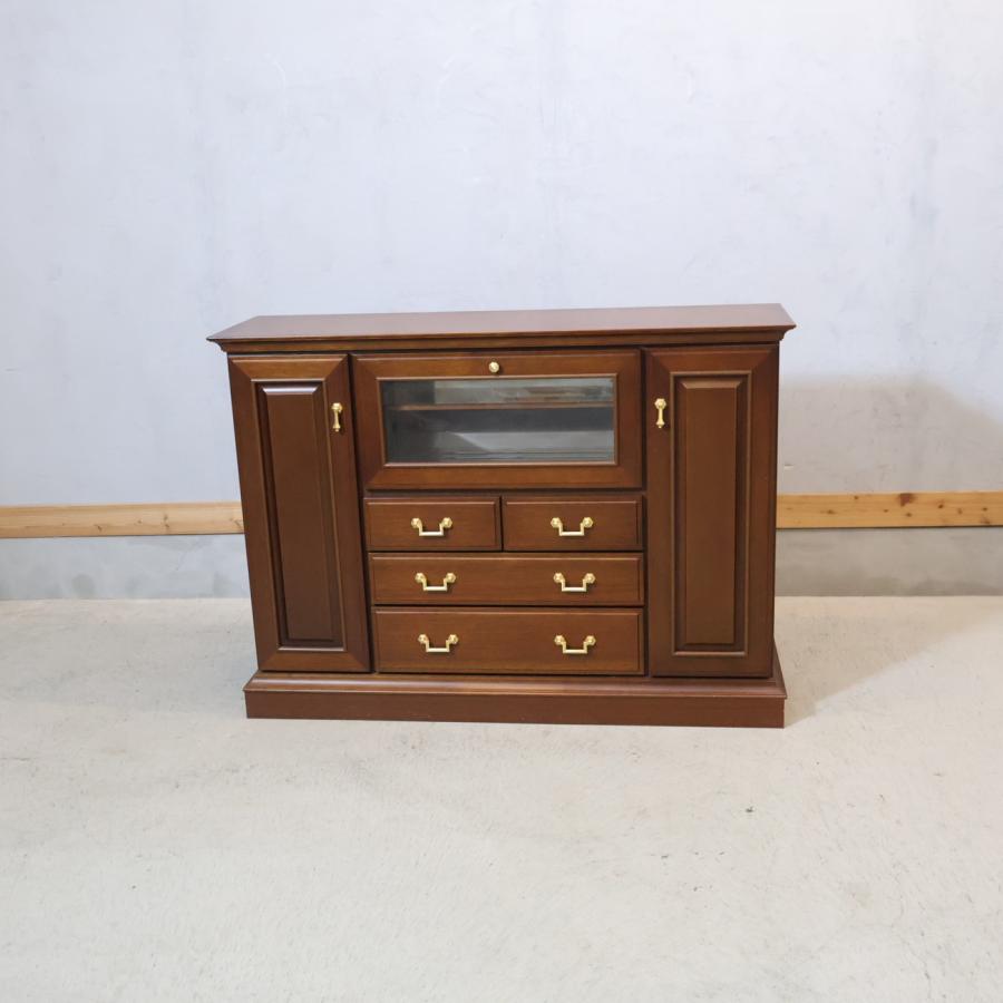 展示品！マルニ【地中海シリーズ】高級サイドボード118・照明付