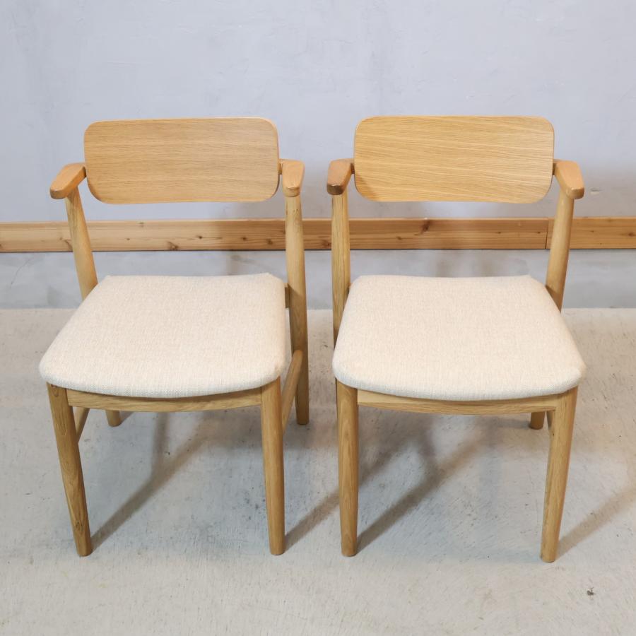 unico ウニコ NEAL ニール オーク材 ダイニングチェア 2脚セット 天然