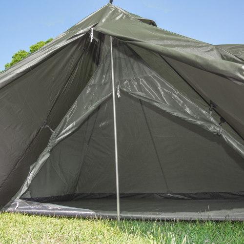 BUNDOK ソロティピー 1 オリーブ ワンポール フライシート インナー