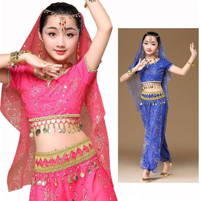 子ども服 舞台ステージ衣装 ベリーダンス アラビアン セットアップ