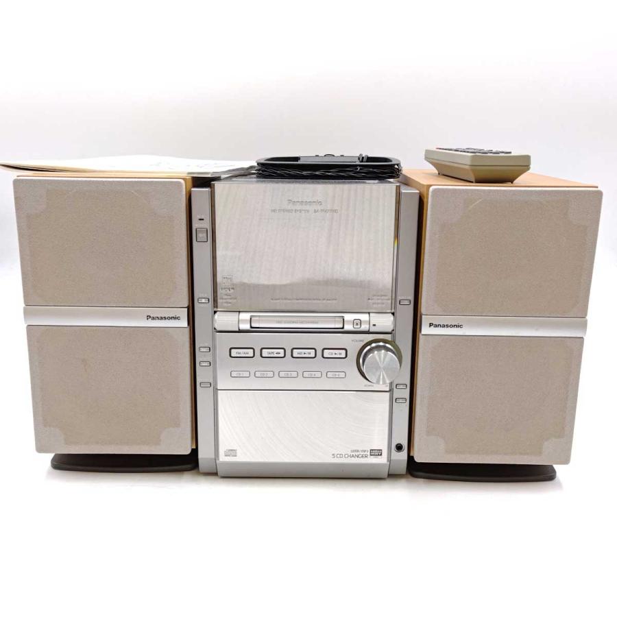中古】[一部ジャンクあり] パナソニック MDステレオシステム MD/CD