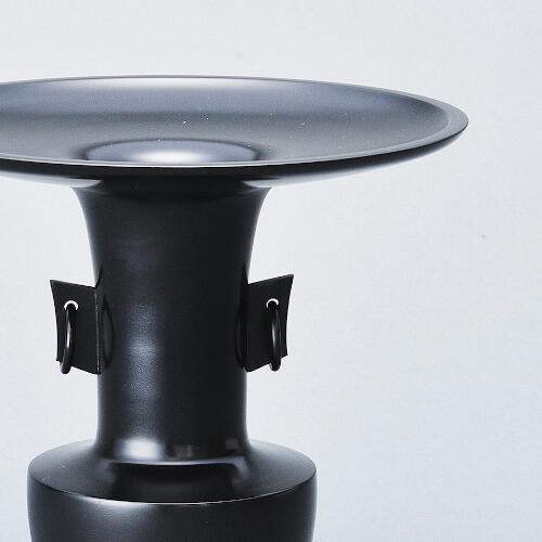 専好立華瓶(小角・耳付) 花器 花瓶 銅器 フラワーベース : フラワー