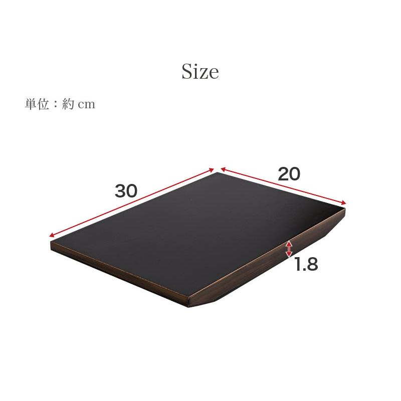 花瓶台 フラワースタンド 花台 飾り台 黒檀調 12号 幅36 木目 飾り棚