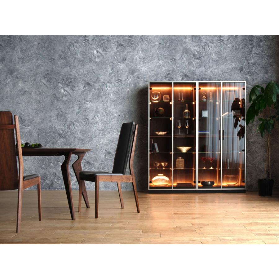 キュリオケース コレクションボード 収納 飾り棚 LED 光る 国産 大川