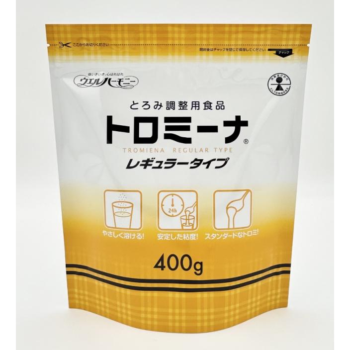 とろみ剤 トロミーナ レギュラータイプ 400g 安定した粘度 ウエル
