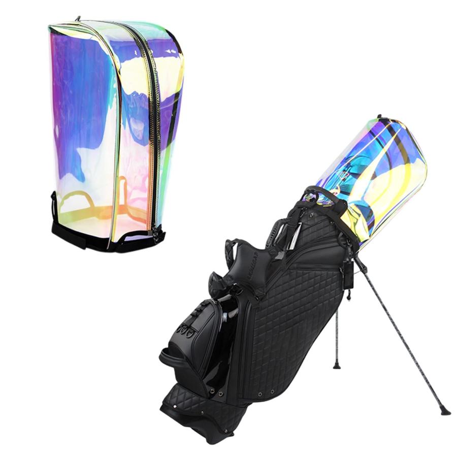 フリーサイズフードカバー キャディバッグ用 スタンドゴルフバッグ