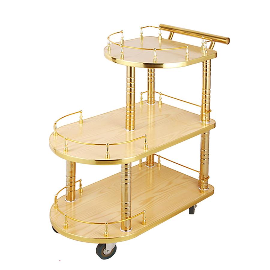 キッチンワゴン?アイランド キッチン 3段サービスワゴン 業務用